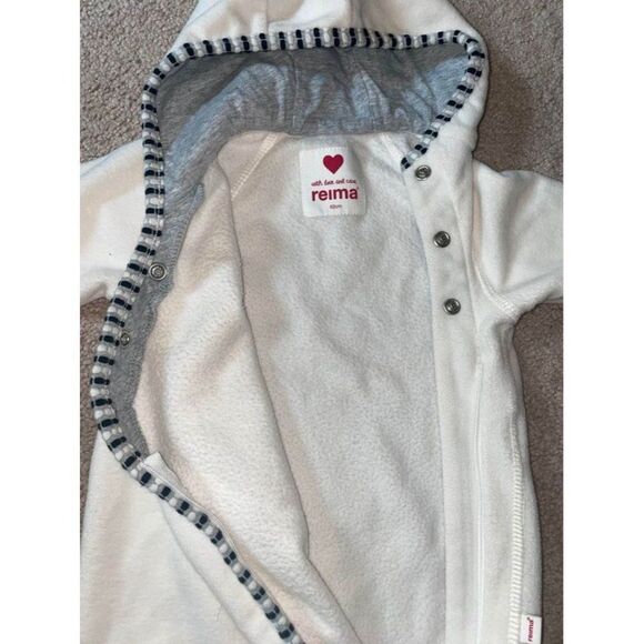 Adorable Reima fleece one piece. 3-6m - Picture 5 of 8